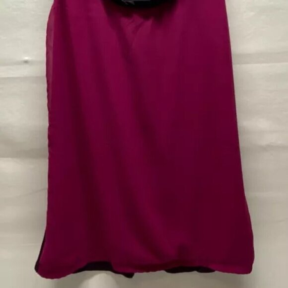 Express Tank Top Women's Medium Fuscia Pink Front Plum Purple Back Sleeveless - Picture 4 of 10